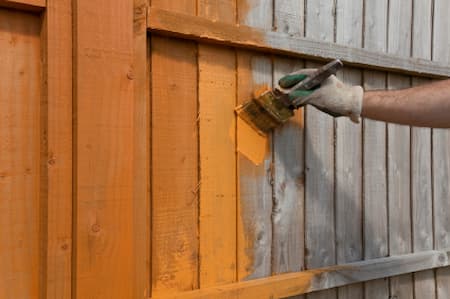 Fence Staining